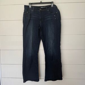 Levi’s Women’s 33 Dark Denim 529 Curvy Bootcut Jeans
